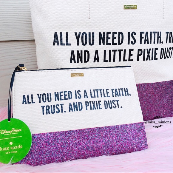 kate spade Handbags - ✨Kate Spade Disney Pixie Dust Clutch✨